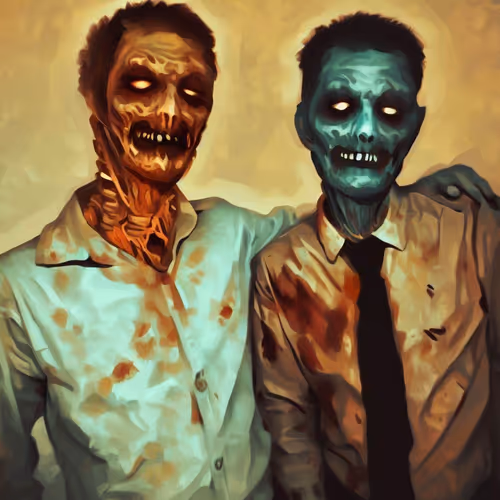 Zombie-self-portraits