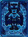 Batman pixel in blue - old