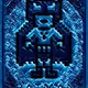 Batman pixel in blue - old