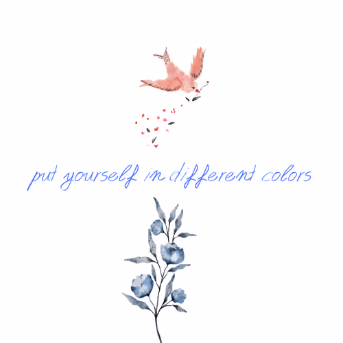 put yourself in different colors