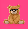 Crazy  Bear  Doll - old
