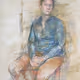 Renee's drawing portraits