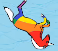 Upside-down Underwater Unicorns