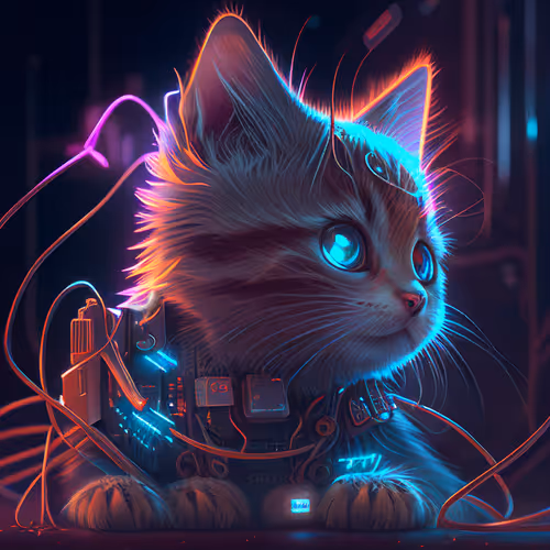 Miyake Cyber Cute Cat