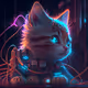 Miyake Cyber Cute Cat