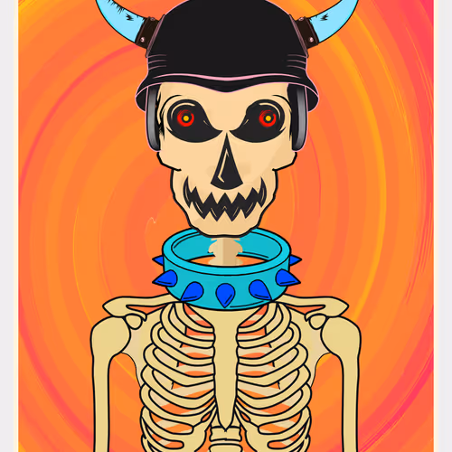 macho skull man