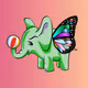 Flying Sports Elephant NFT Art Collectibles
