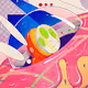 Rainbow Spaceship