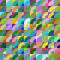 Two circle and One Square  Pattern - old