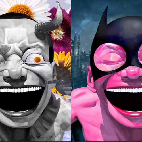 Yue Minjun - Kingdom of the Laughing Man: Boundless