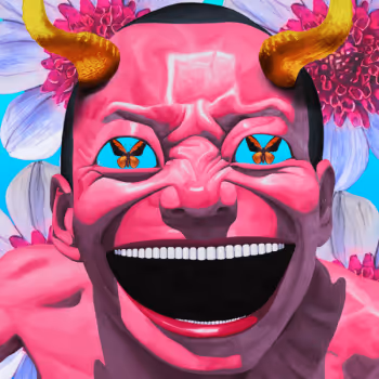 Yue Minjun - Kingdom of the Laughing Man: Boundless