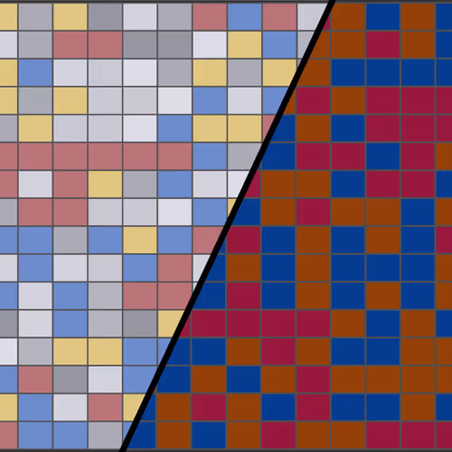 Composition with grid