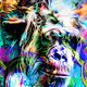 psychedelic monkey art - old