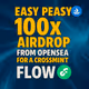 x100 for Flow crossmint