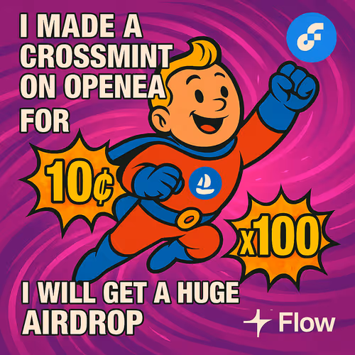 x100 for Flow crossmint