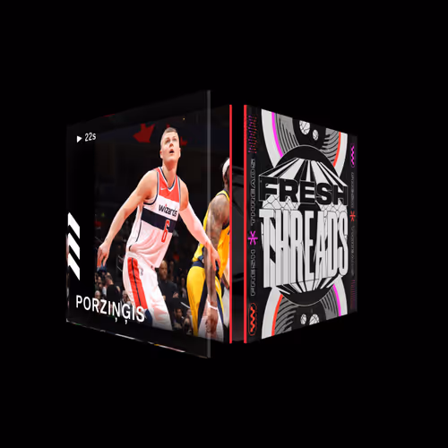 Kristaps Porziņģis - Fresh Threads (Series 3) #8820