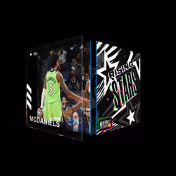 Jaden McDaniels - Rising Stars (Series 3) #16858