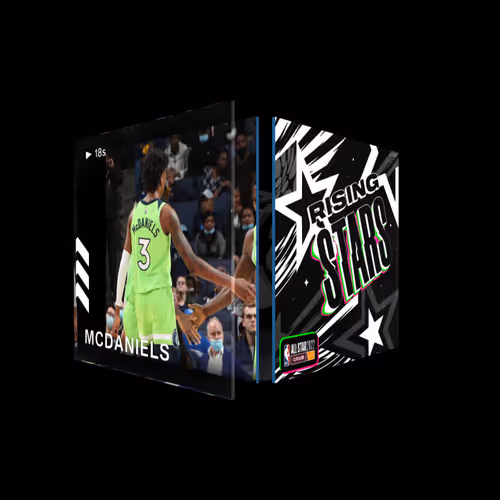 Jaden McDaniels - Rising Stars (Series 3) #14928