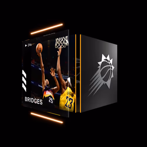 Mikal Bridges - Metallic Silver FE (Series 3) #4042