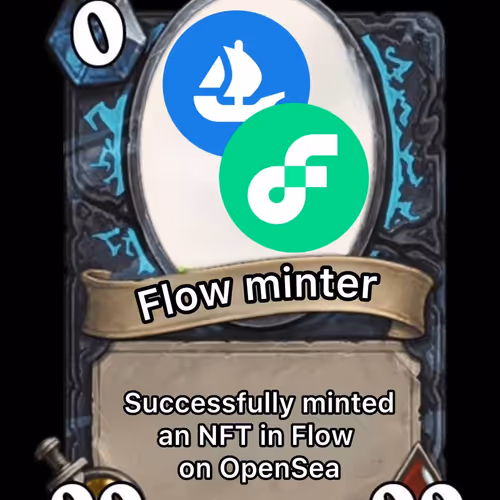 Flow minter
