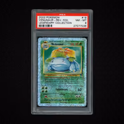 2002 Legendary Collection Venusaur #18 PSA 8