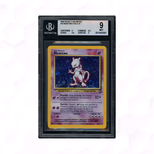 2000 Base Set 2 Mewtwo #10 BGS 9