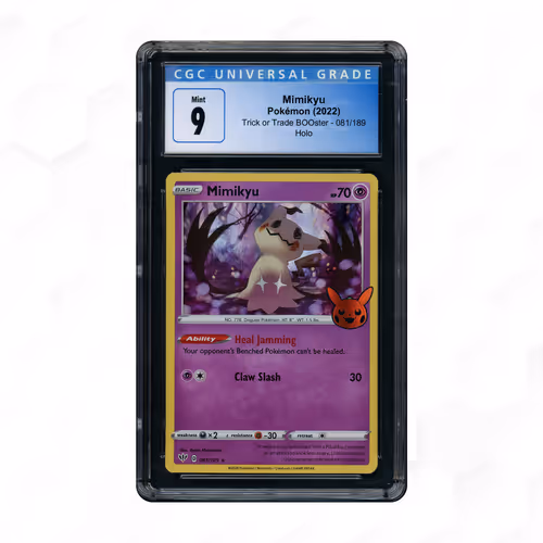 2022 Trick or Trade BOOster Mimikyu #81 CGC 9