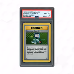 1999 Game Shadowless Computer Search #71 PSA 8