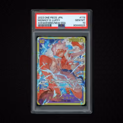 2023 Japanese Awakening of the New Era Monkey D. Luffy #OP05-119 PSA 10