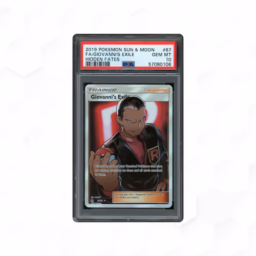 2019 Hidden Fates Giovanni's Exile #67 PSA 10