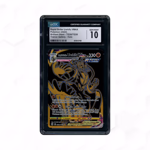 2022 Brilliant Stars Rapid Strike Urshifu VMAX #TG30 CGC 10