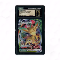 2021 Japanese Eevee Heroes Leafeon VMAX #3 CGC 10