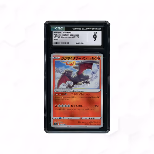 2022 Japanese VSTAR Universe Radiant Charizard #15 CGC 9