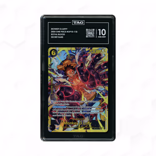2025 Royal Blood Monkey D. Luffy #OP10-118 TAG 10