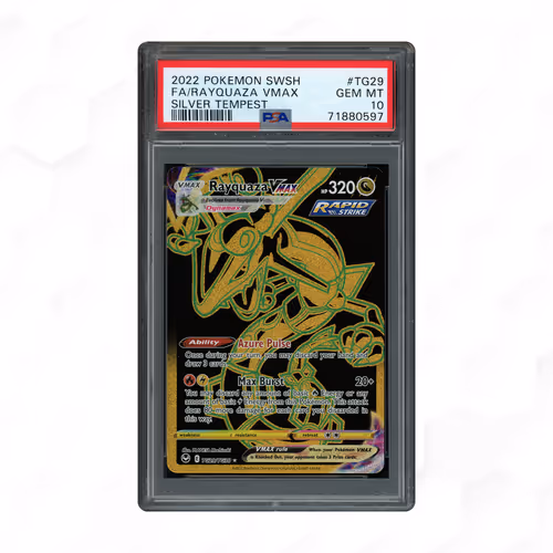 2022 Silver Tempest Rayquaza VMAX #TG29 PSA 10