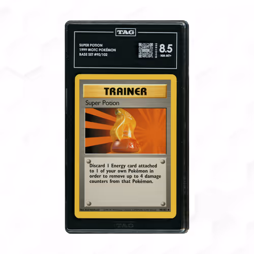1999 Base Set Super Potion #90 TAG 8.5