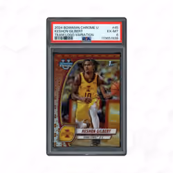 2024 Bowman Chrome University Keshon Gilbert #45 PSA 6