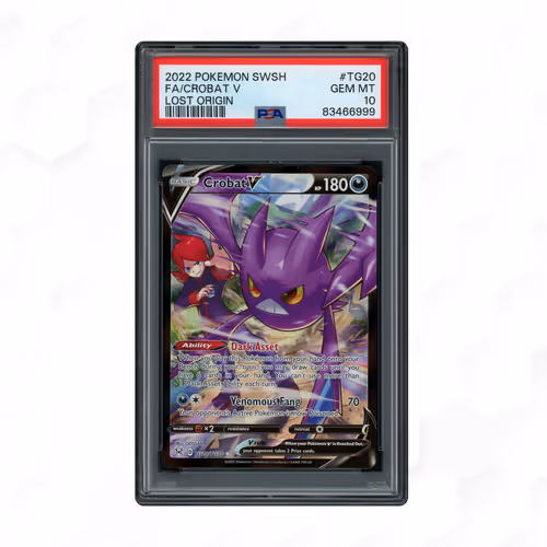 2022 Lost Origin Crobat V #TG20 PSA 10