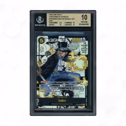 2023 Kingdoms of Intrigue Manga Alt. Art Sabo #OP04-083 BGS 10