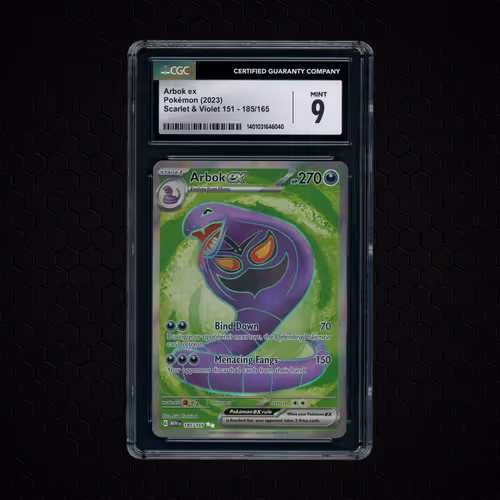 2023 Pokemon 151 Arbok EX #185 CGC 9