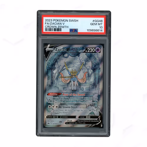 2023 Crown Zenith Zacian V #GG48 PSA 10