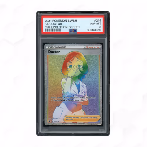 2021 Chilling Reign Doctor #214 PSA 8
