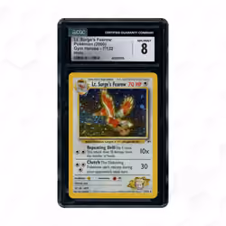 2000 Gym Heroes Lt. Surge's Fearow #7 CGC 8