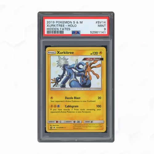 2019 Hidden Fates Xurkitree #SV14 PSA 9