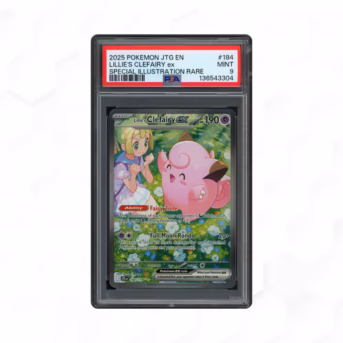 2025 Journey Together Lillie's Clefairy ex #184 PSA 9