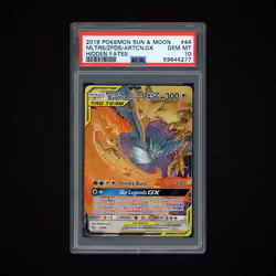 2019 Hidden Fates Moltres & Zapdos & Articuno GX #44 PSA 10