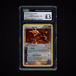 2004 EX Team Magma Vs Aqua Team Magma's Aggron #7 CGC 8.5