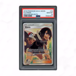 2018 Dragon Majesty Zinnia #70 PSA 10