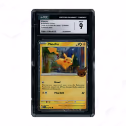 2024 Trick or Trade Booster Pikachu #18 CGC 9