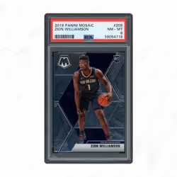 2019 Panini Mosaic Zion Williamson #209 PSA 8